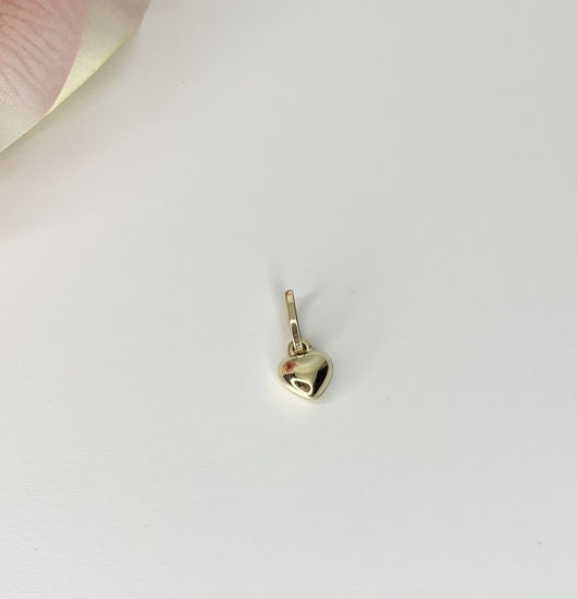 Image sur Pendentif cœur en or jaune 10KT