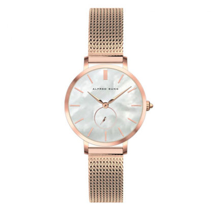 Image de Montre pour femme rosegold Alfred Sung - ASM-0098
