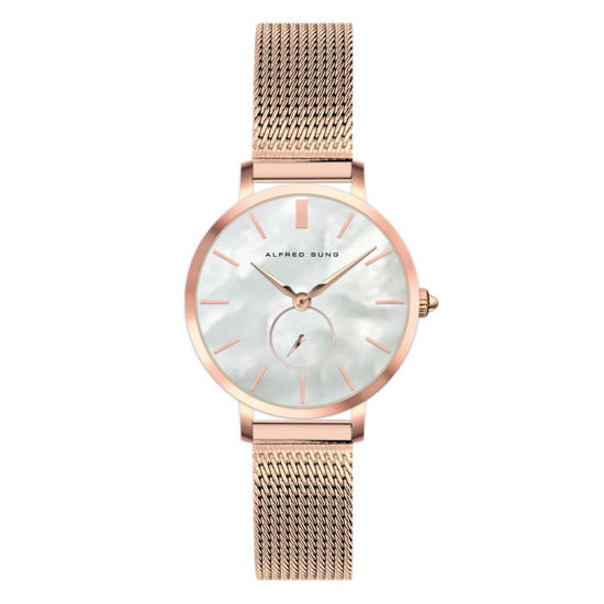 Image sur Montre pour femme rosegold Alfred Sung - ASM-0098