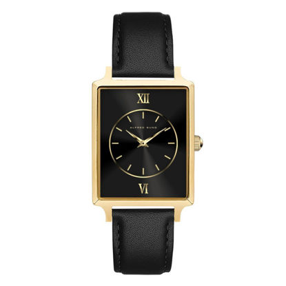 Image de Montre pour femme or et noire Alfred Sung - ASM-0153