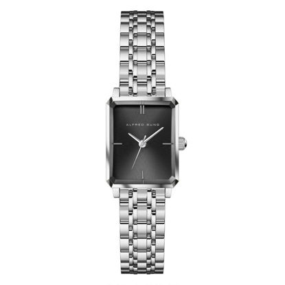 Image de Montre pour femme argent et noire Alfred Sung - ASM-0078