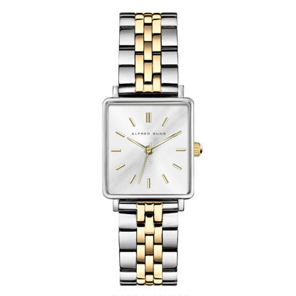 Image de Montre pour femme argent et or Alfred Sung - ASM-0081