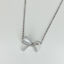 Image de Collier en argent 925 avec oeil de chat et zircons cubiques