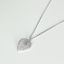 Image de Collier en argent 925 feuille avec zircons cubiques