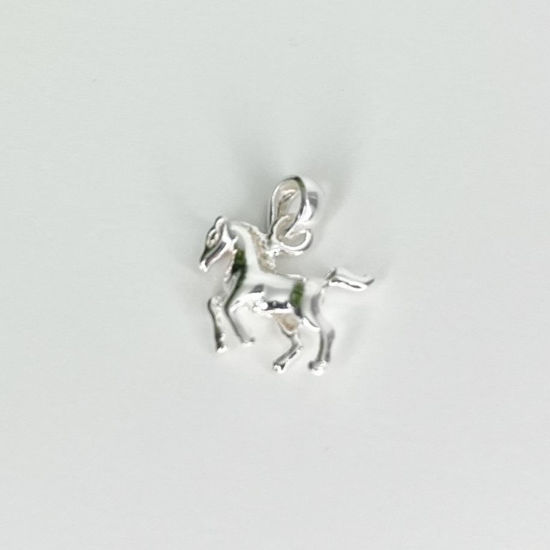 Image sur Pendentif en argent 925 cheval