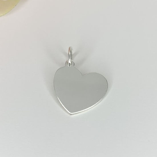 Image sur Pendentif cœur en argent 925