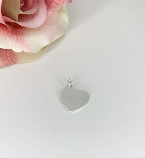 Image sur Pendentif cœur en argent 925