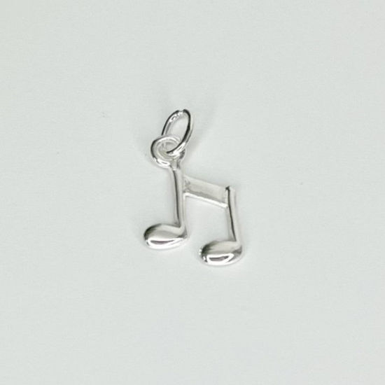 Image sur Pendentif en argent 925 note de musique