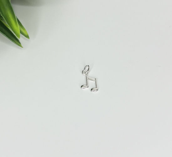 Image sur Pendentif en argent 925 note de musique
