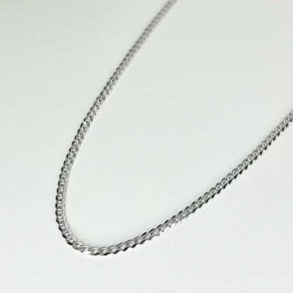 Image de Chaîne Gourmette 18'' en argent 925