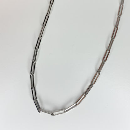 Image de Chaîne paperclip 16'' en argent 925