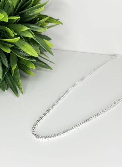 Image sur Chaîne Franco 18" en argent 925