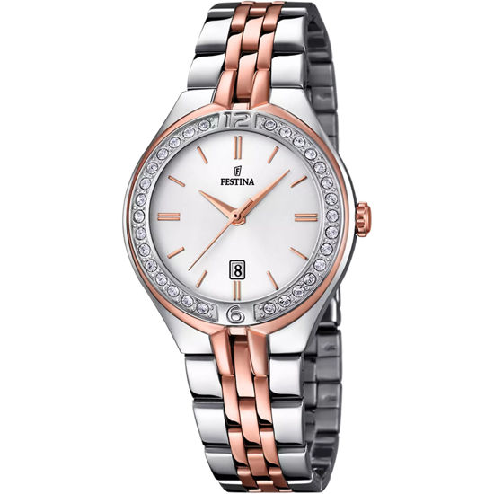 Image sur Montre pour femme argent et rosegold Festina - F16868/2