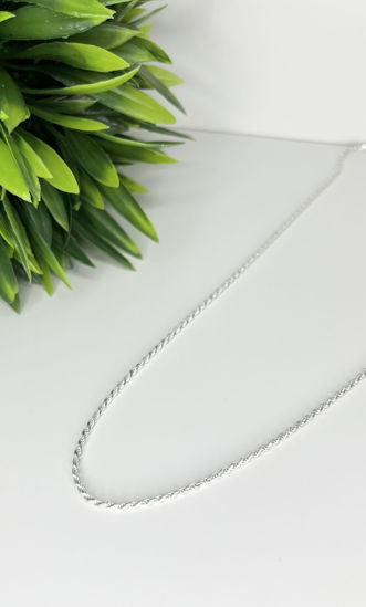 Image sur Chaîne Torsade 20" en argent 925