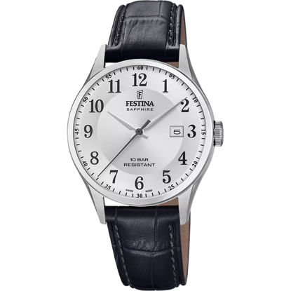 Image de Montre pour homme argent et noire Festina F20007/1