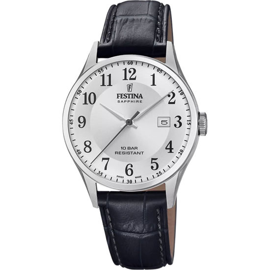 Image sur Montre pour homme argent et noire Festina F20007/1