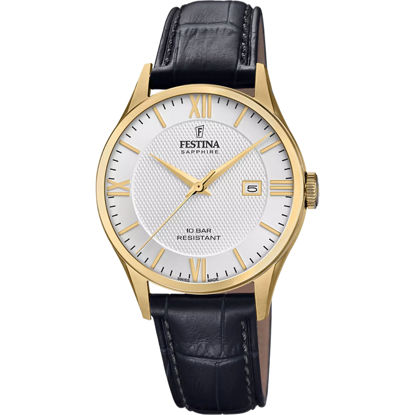 Image de Montre pour homme or et noire Festina F20010/2