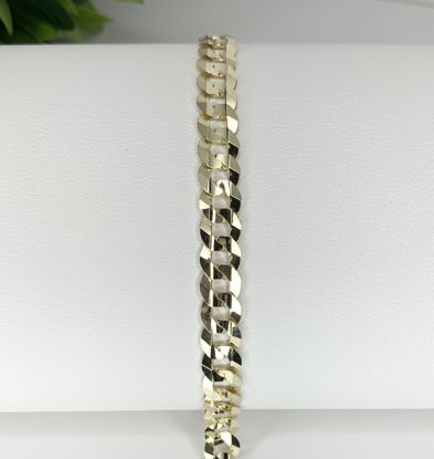 Image de Bracelet Gourmette en or jaune 10KT 8 1/2"