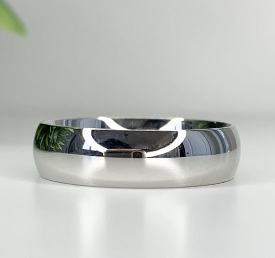 Image sur Jonc confort en or blanc 10KT