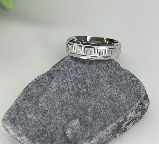 Image sur Jonc confort en or blanc 10KT