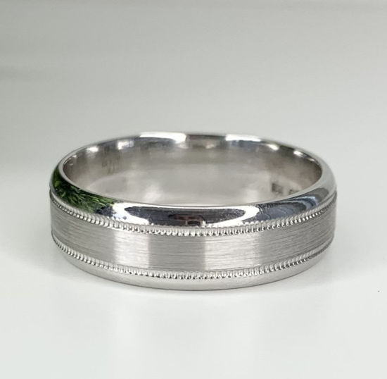 Image sur Jonc confort en or blanc 10KT