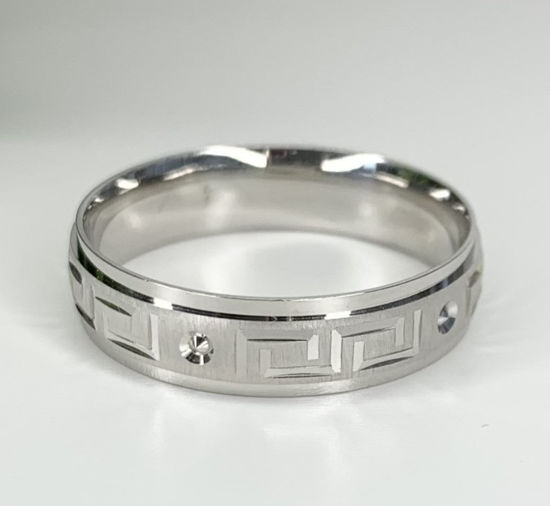 Image sur Jonc confort en or blanc 10KT