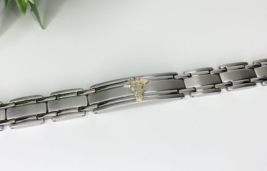 Image sur Bracelet médical 8 1/4" en acier inoxydable - BMD26