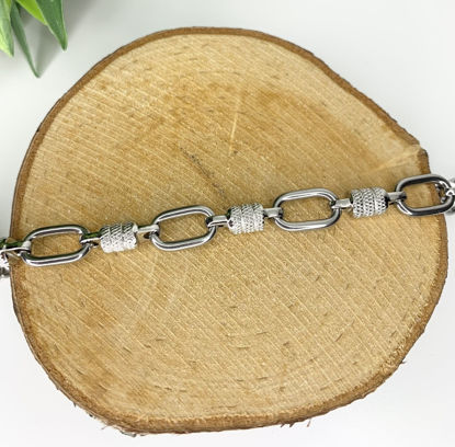 Image de Bracelet en acier inoxydable 7" à 8" - BAA32