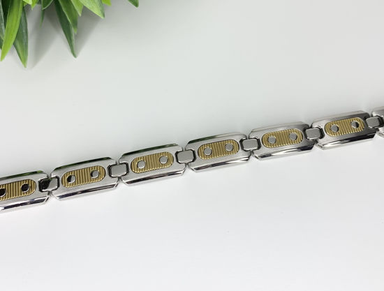 Image sur Bracelet semi-rigide en acier inoxydable 8 1/2" - BA203R