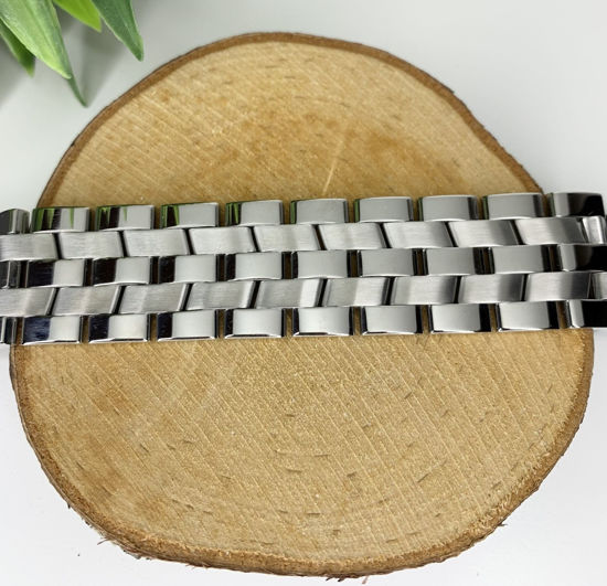 Image sur Bracelet semi-rigide en acier inoxydable 8 1/2" - BA583