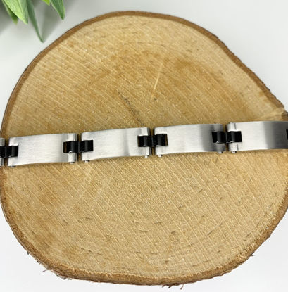 Image de Bracelet semi-rigide en acier inoxydable 8 1/4" - BA253