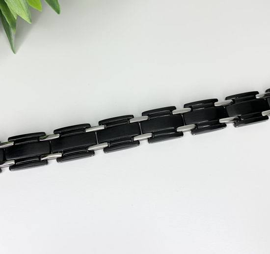 Image sur Bracelet semi-rigide en acier inoxydable 8" - BA614H