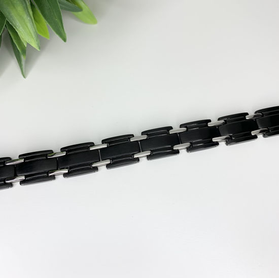 Image sur Bracelet semi-rigide en acier inoxydable 8" - BA614H