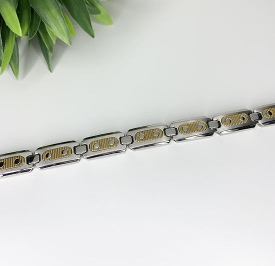Image sur Bracelet semi-rigide en acier inoxydable 8 1/2" - BA203R