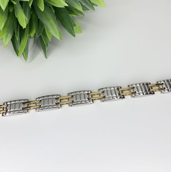 Image sur Bracelet semi-rigide en acier inoxydable 8 1/2" - BOS67