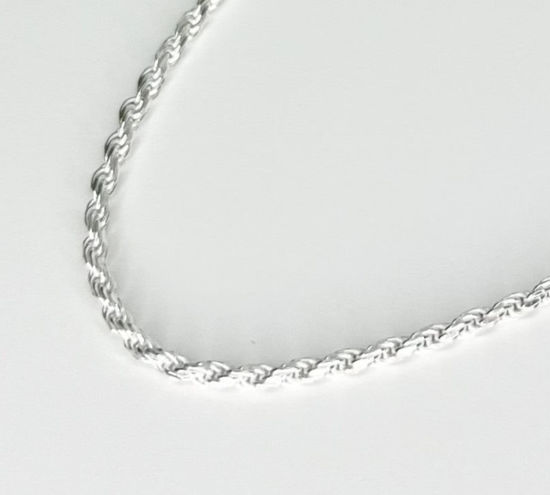 Image sur Chaîne Torsade 20" en argent 925