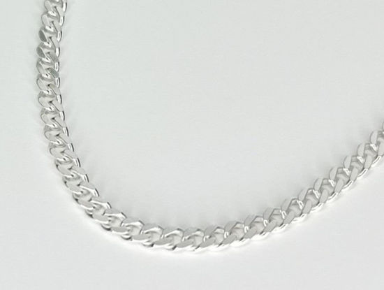 Image sur Chaîne Gourmette 20" en argent 925