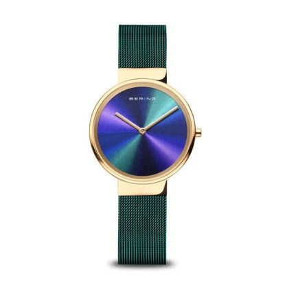 Image de Montre verte et dorée de la Collection Bering 19031-828