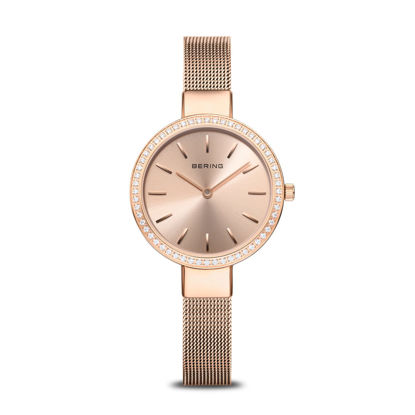 Image de Montre en acier inoxydable rose gold de la Collection Bering 16831-366