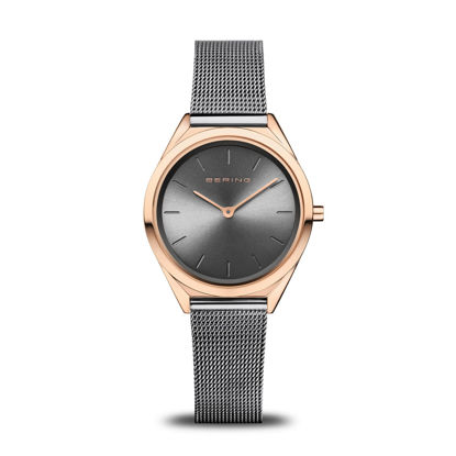 Image de Montre grise et rose gold de la Collection Bering 17031-369