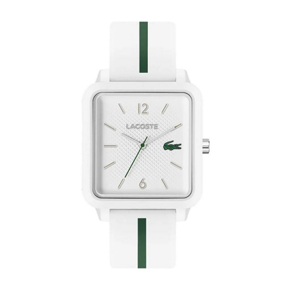 Image de Montre pour homme Lacoste blanche et verte - 2011251