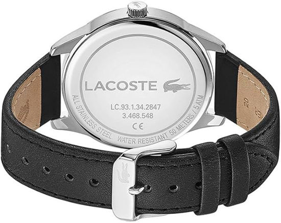 Image sur Montre pour homme argent et noire Lacoste - 2011047