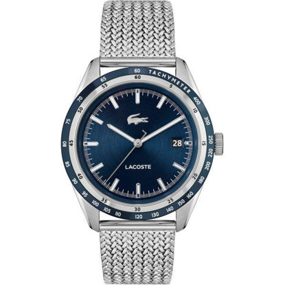 Image de Montre pour homme argent et bleue Lacoste - 2011294
