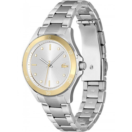Image sur Montre pour femme argent et dorée Lacoste - 2001222