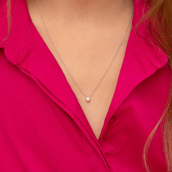 Image sur Collier Étoile en argent 925