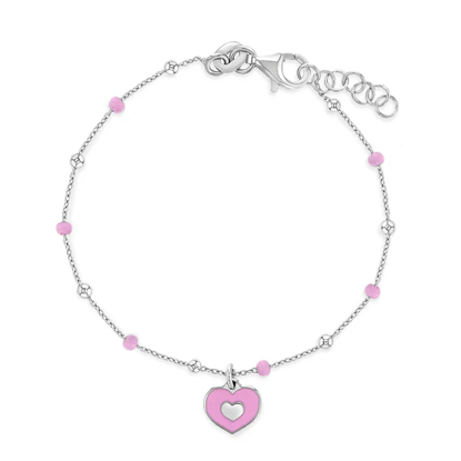Image de Bracelet en argent 925 avec coeur