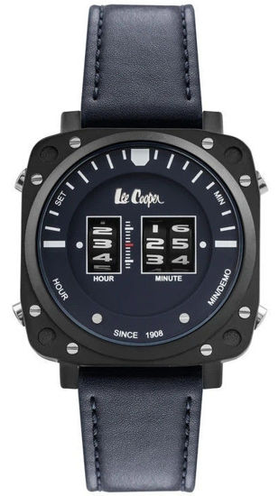 Image sur Montre bleue et noire pour homme Lee Cooper - LC07002.699