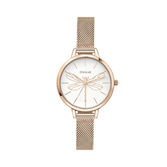 Image sur Montre rosée avec libellule de la Collection Oui & Me - ME010046