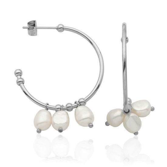 Image sur Boucles d'oreilles en acier inoxydable T2XD010100 de la Collection Steelx