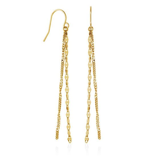 Image sur Boucles d'oreilles en acier inoxydable doré T2XE820200 de la Collection Steelx